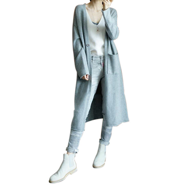 Cardigan lung pentru femei de zi cu zi în mai multe culori