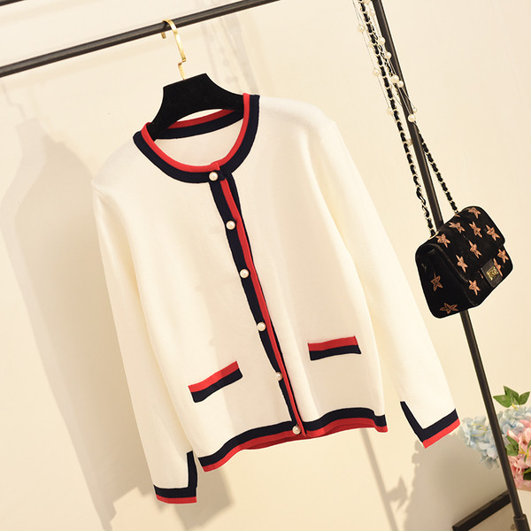 Vesta moderna de dama cu guler in forma de O in doua culori