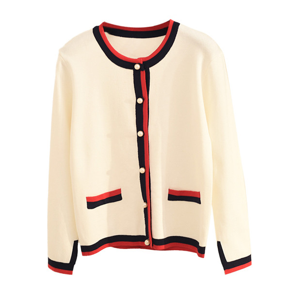 Vesta moderna de dama cu guler in forma de O in doua culori