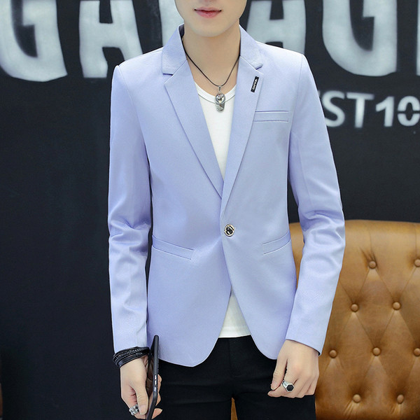 Мъжко изчистено сако с декорация копчета