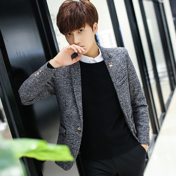 Geaca barbati eleganta in doua modele cu buzunare imitatie