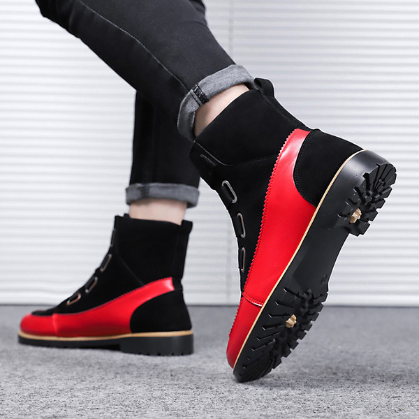 Cizme moderne pentru bărbați în două culori