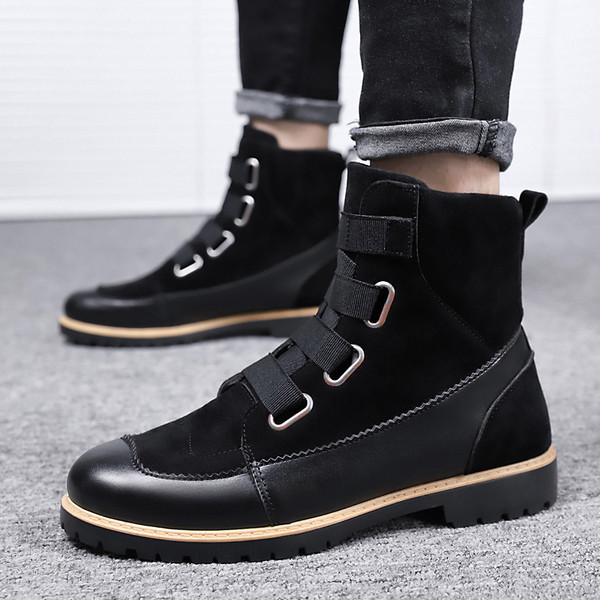 Cizme moderne pentru bărbați în două culori