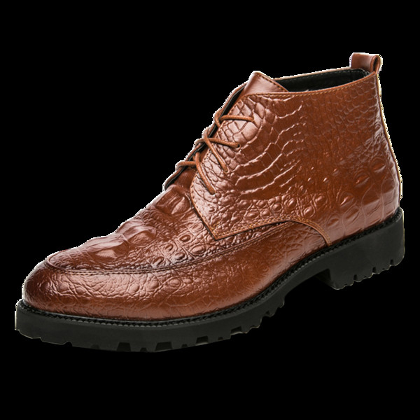 Cizme de bărbați stilate, în trei culori, cu talpă aspră