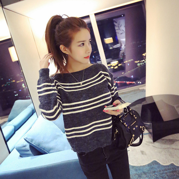 Pulover de dama modern in doua culori