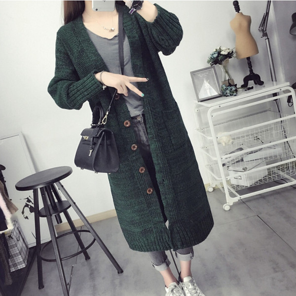 Vesta de iarna dama cu nasturi model lung in mai multe culori