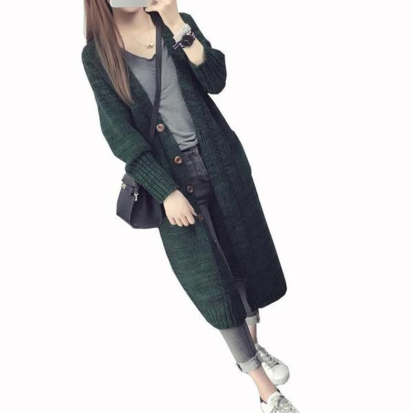 Vesta de iarna dama cu nasturi model lung in mai multe culori