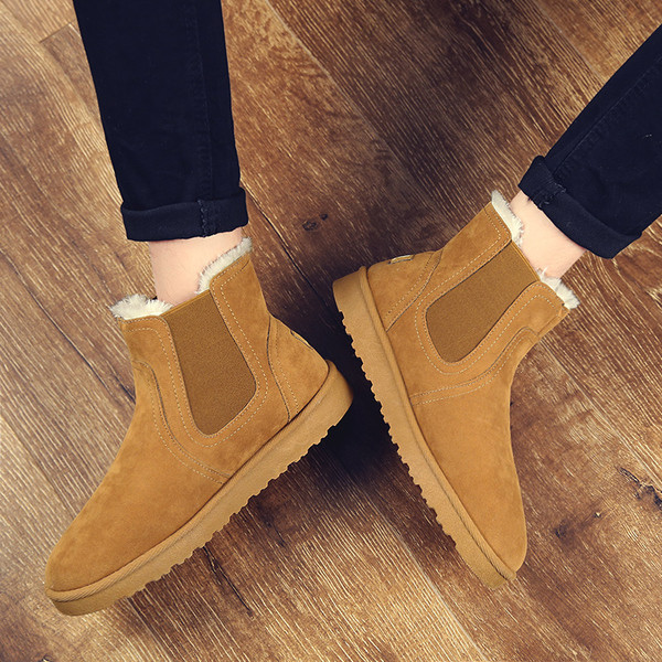 Мъжки ботуши с пухкава подплата в три цвята