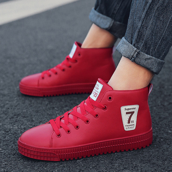 Мъжки боти в три цвята от еко кожа подходящи за ежедневието