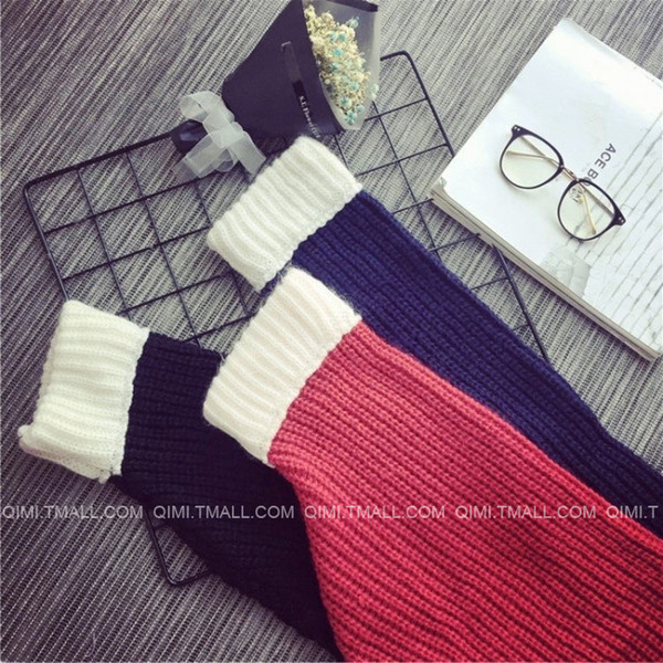 Pulover de dama cu guler in forma de O in mai multe culori