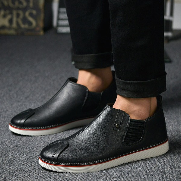 Стилни мъжки кожени боти в два цвята