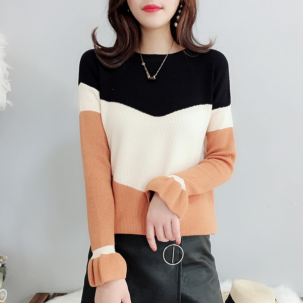 Pulover de damă potrivit pentru utilizarea de zi cu zi în cinci culori