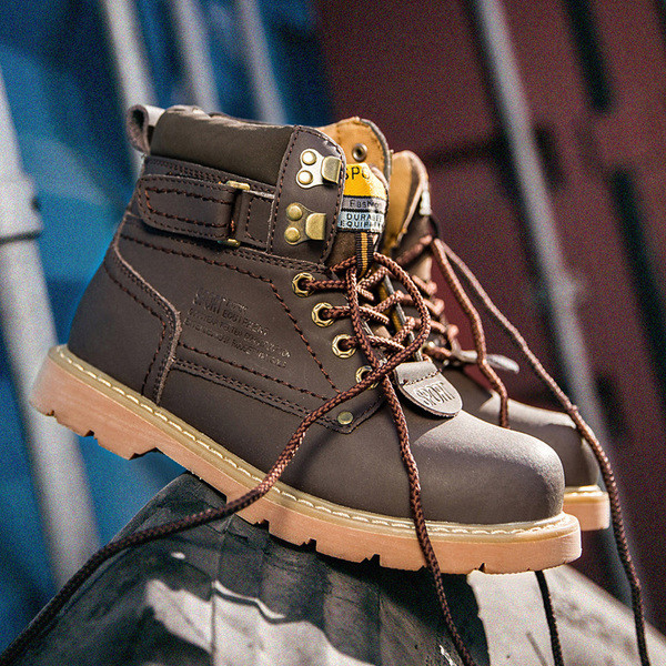 Cizme casual barbatesti in trei culori din piele ecologica