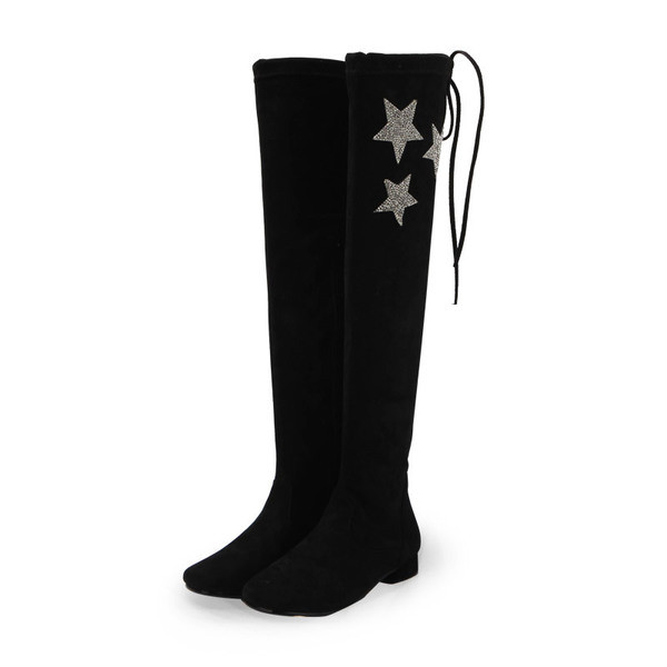 Cizme moderne de piele intoarsa pentru copii pentru fete - trei culori