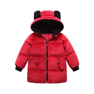 Παιδικό μακρύ μπουφάν σε διάφορα χρώματα για αγόρια