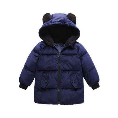 Παιδικό μακρύ μπουφάν σε διάφορα χρώματα για αγόρια