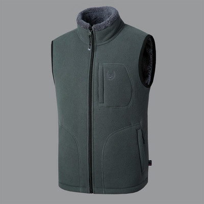 Modern men`s quilted vest in several colors