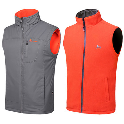 Ανδρικό αδιάβροχο γιλέκο με  διπλής όψης σε διάφορα χρώματα