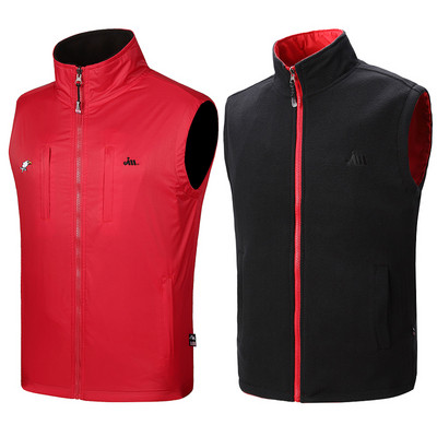 Ανδρικό αδιάβροχο γιλέκο με  διπλής όψης σε διάφορα χρώματα