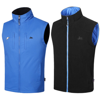 Ανδρικό αδιάβροχο γιλέκο με  διπλής όψης σε διάφορα χρώματα