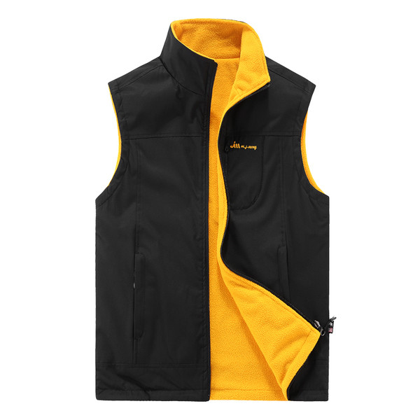 Ανδρικό αδιάβροχο γιλέκο με  διπλής όψης σε διάφορα χρώματα