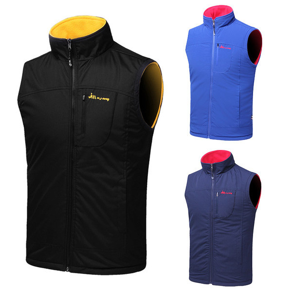 Ανδρικό αδιάβροχο γιλέκο με  διπλής όψης σε διάφορα χρώματα