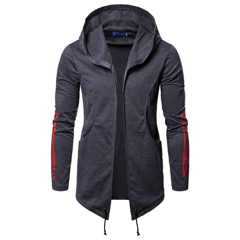 Ανδρική αθλητική ζακέτα με κουκούλα σε τρία χρώματα