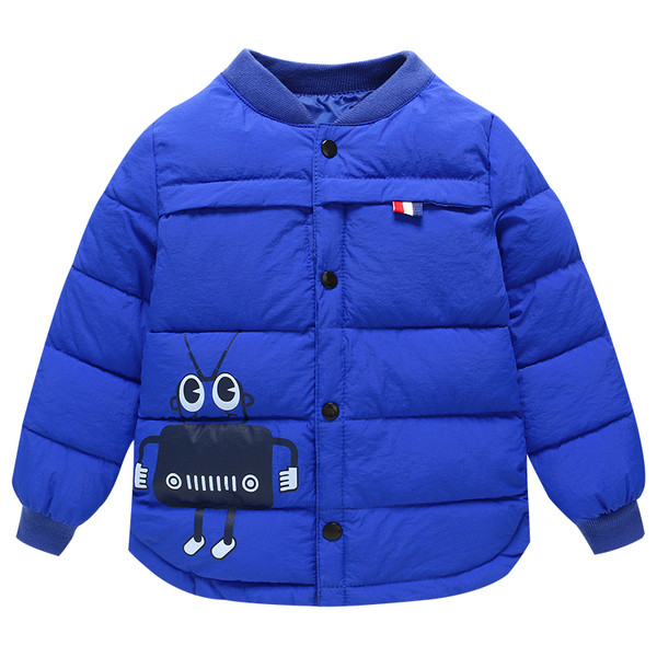 Μοντέρνο παιδικό μπουφάν με δύο χρώματα για αγόρια