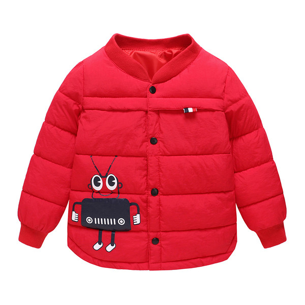 Μοντέρνο παιδικό μπουφάν με δύο χρώματα για αγόρια