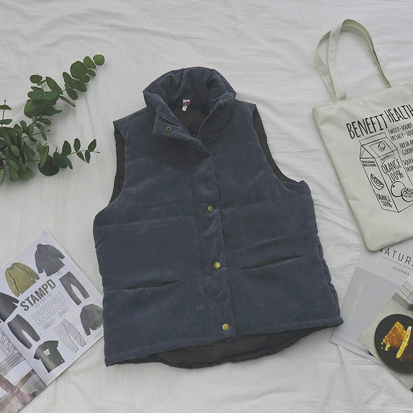 Ελαφρύ μαύρο και μπλε ανδρικό γιλέκο 