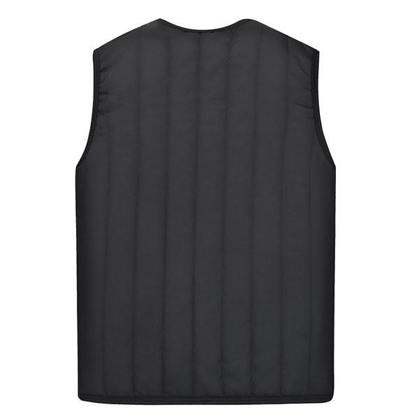 Ανδρικό καθημερινό γιλέκο σε μαύρο χρώμα