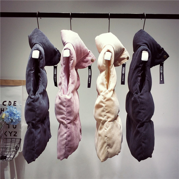 Vesta de iarna moderna cu guler inalt in mai multe culori