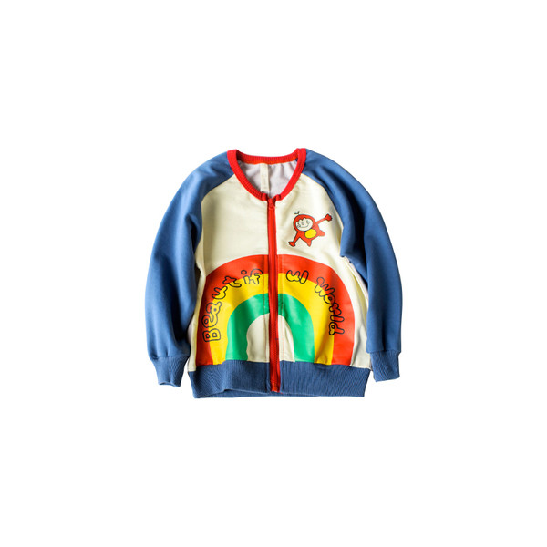 Geaca moderna pentru copii cu aplicatie pentru baieti