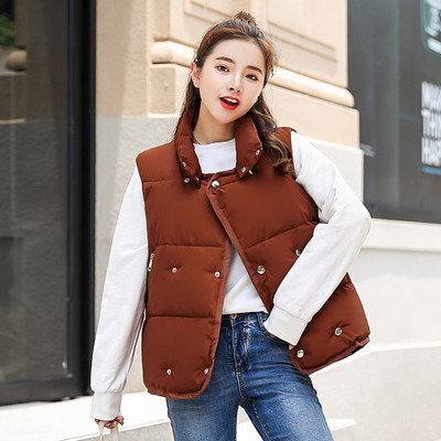 Γυναικείο γιλέκο διπλή κούμπομα σε διάφορα χρώματα