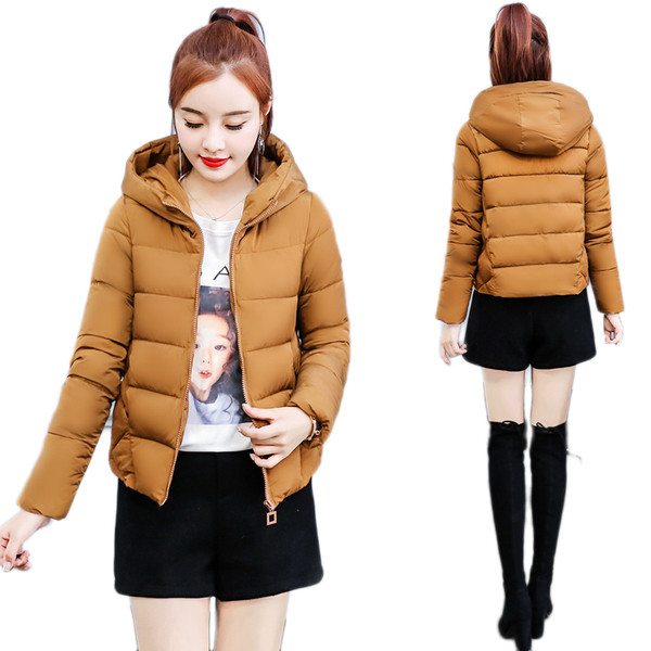 Γυναικείο μπουφάν με κουκούλα σε διάφορα χρώματα