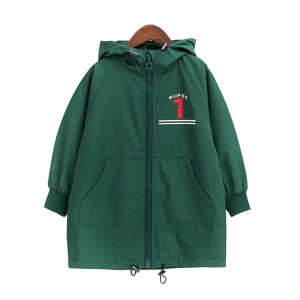 Модерно детско яке в два цвята - жълт и зелен