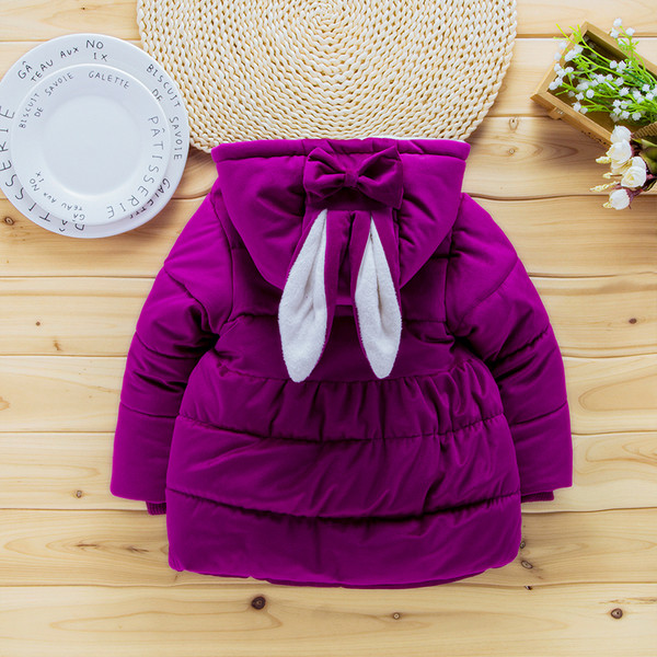 Παιδικό μοντέρνο  μπουφν για  κορίτσια με κουκούλα