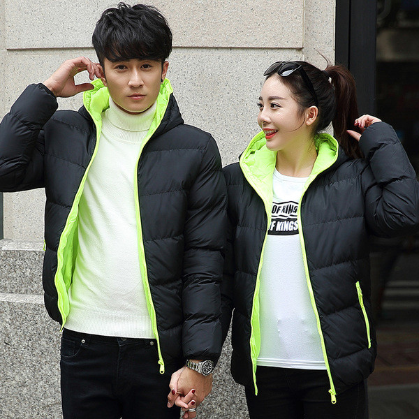 Ежедневно зимно яке с качулка в няколко цвята подходящо за мъже и жени