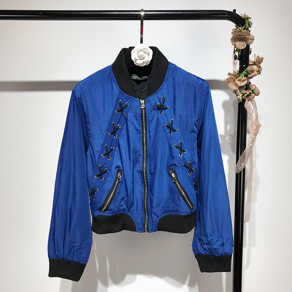 НОВ модел модерно дамско яке в син, зелен и черен цвят