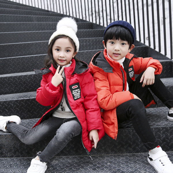 Geaca de iarna pentru copii cu elemente 3D potrivita pentru fete si baieti