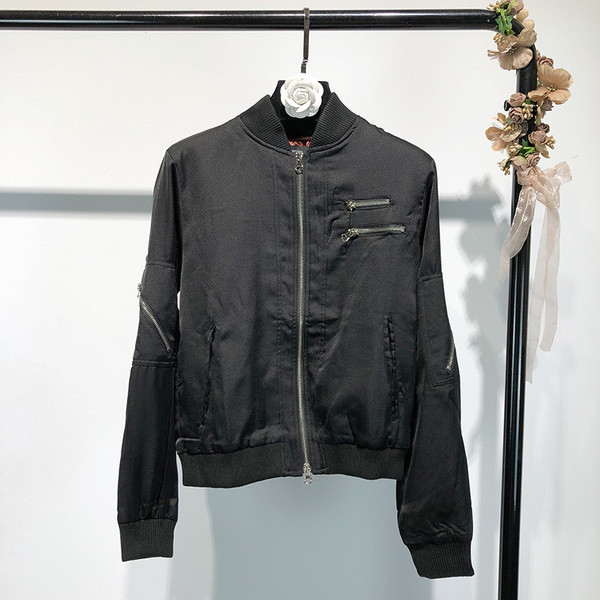 Καθημερινό γυναικείο  μπουφάν με φερμουάρ σε τρία χρώματα