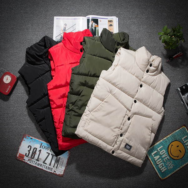 Vesta eleganta pentru barbati cu buzunare in cinci culori