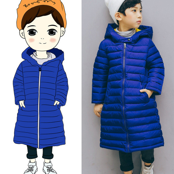 Παιδικό χειμωνιάτικο μπουφάν σε τέσσερα χρώματα για κορίτσια