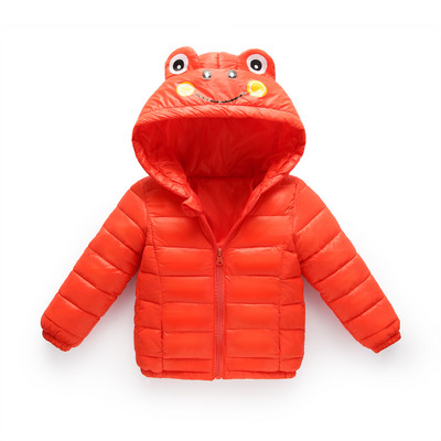 Παιδικό μπουφάν για το  φθινόπωρο και για το χειμώνα με κουκούλα με τρισδιάστατα στοιχεία κατάλληλα για κορίτσια και αγόρια