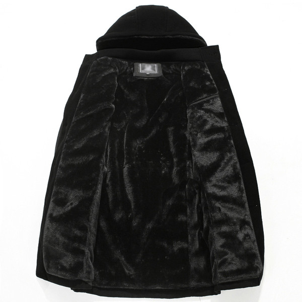 Αθλητικό-κομψό ανδρικό παλτό με κουκούλα σε διάφορα χρώματα