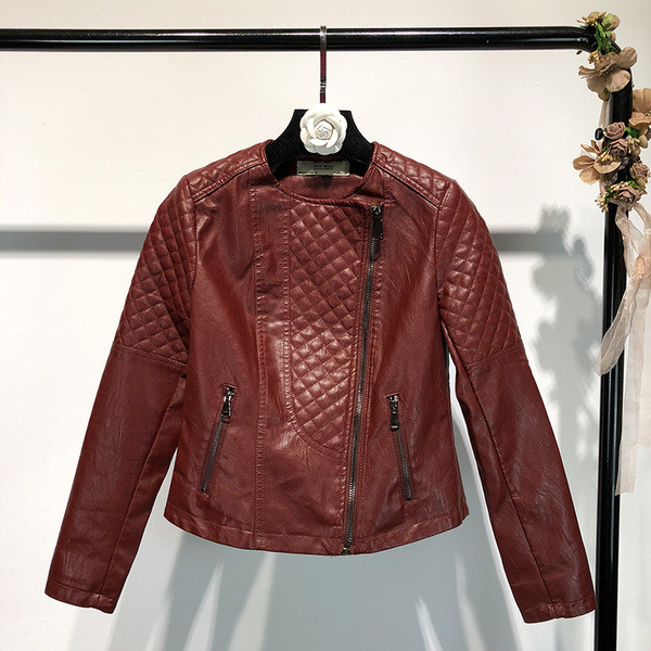 Κομψό δερμάτινογυναικείο μπουφάν σε διάφορα χρώματα