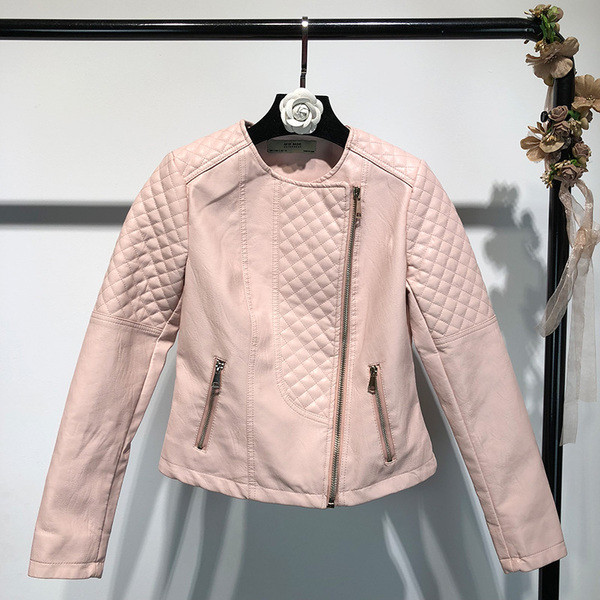 Κομψό δερμάτινογυναικείο μπουφάν σε διάφορα χρώματα