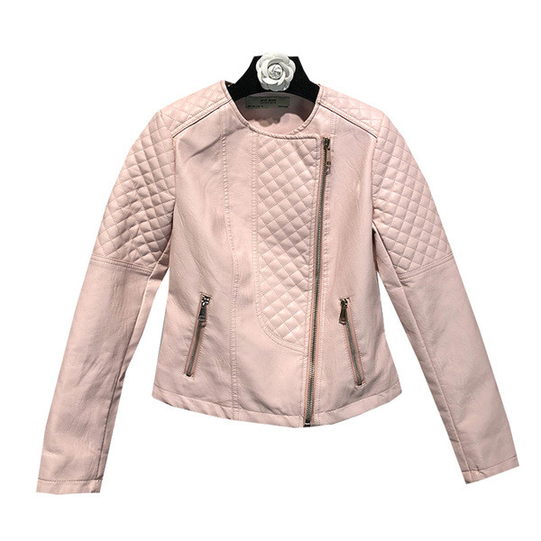 Κομψό δερμάτινογυναικείο μπουφάν σε διάφορα χρώματα