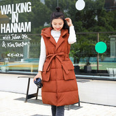 Γυναικείο μοντέρνο γιλέκο με  ζώνη