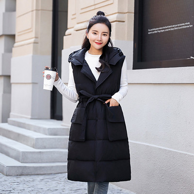 Γυναικείο μοντέρνο γιλέκο με  ζώνη